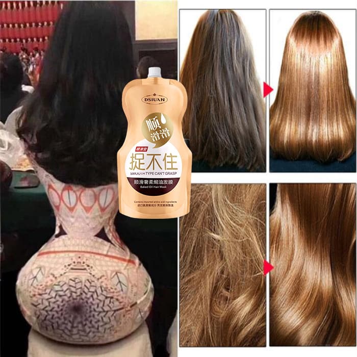 Mặt nạ tóc phục hồi tóc đã bị hư tổn  dưỡng tóc giúp tóc mềm mượt óng ả.