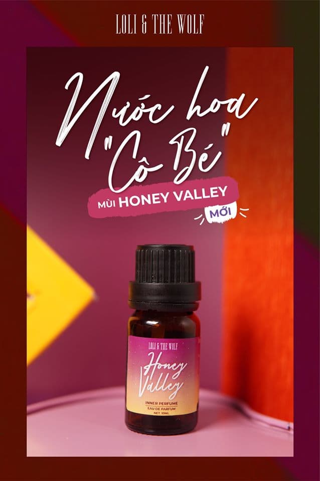 Nước hoa vùng kín nữ Honey Valley Eau De Parfum lưu hương lâu chai 10ml - LOLI & THE WOLF