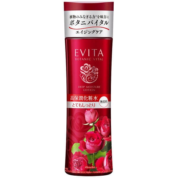 Nước hoa hồng chống lão hóa Kanebo Evita Deep moisture Lotion II 180ml (Da thường)