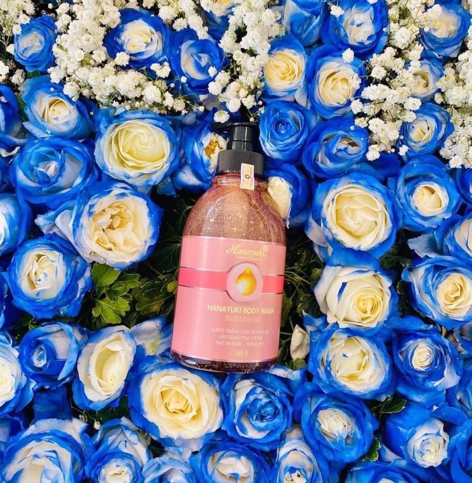 SỮA TẮM NƯỚC HOA TRẮNG DA HANAYUKI BODY WASH TRẮNG DA DƯỠNG ẨM