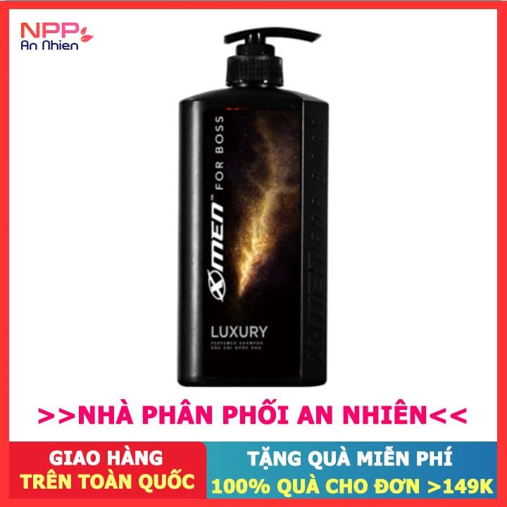 Dầu gội nước hoa X-Men For Boss Luxury 650g - NPP AN NHIÊN