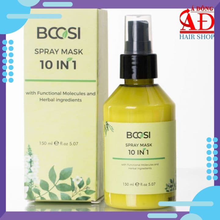 Xịt dưỡng tóc Kleral Bcosi 10 in 1 spray mask siêu mềm mượt 150ml
