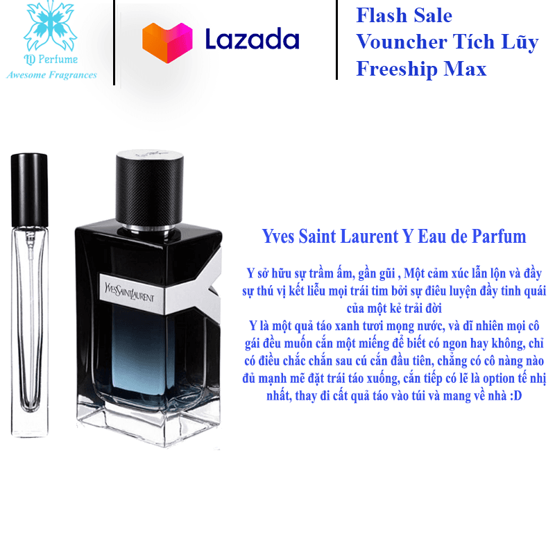 [HCM][Chính hãng] Mẫu thử 10ml nước hoa YSL Y - EDP