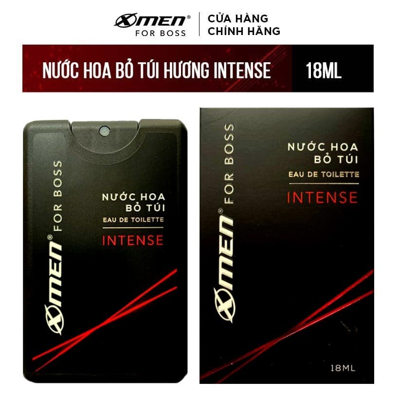 Nước hoa bỏ túi Xmen for Boss Intense 18ml/chai