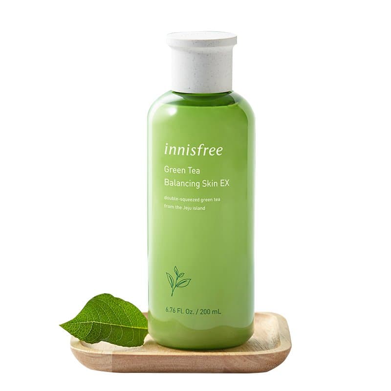 Nước hoa hồng Innisfree trà xanh Green Tea Balancing Skin Ex 200ml