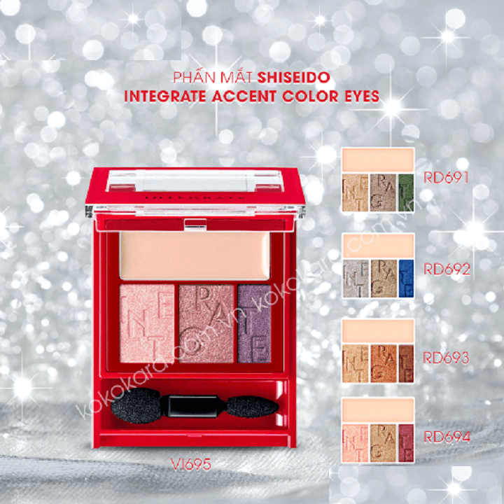 PHẤN MẮT SHISEIDO INTEGRATE ACCENT COLOR EYES CC base Nhật bản nội địa không trôi 3.3g