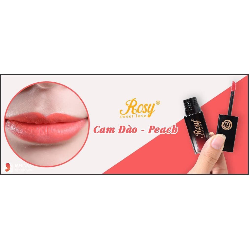 [HCM][Chính hãng] Son kem Rosy chiết xuất thiên nhiên siêu lỳ không hóa chất
