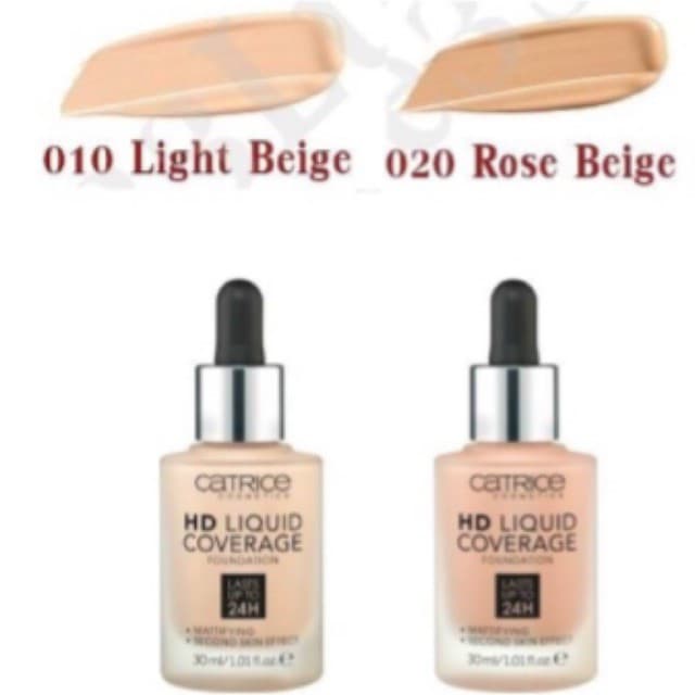 KEM NỀN Che Khuyết Điểm Siêu Mịn Catrice HD Liqiud Coverage 24h -Màu10/20/30/40 Frorence86 Store