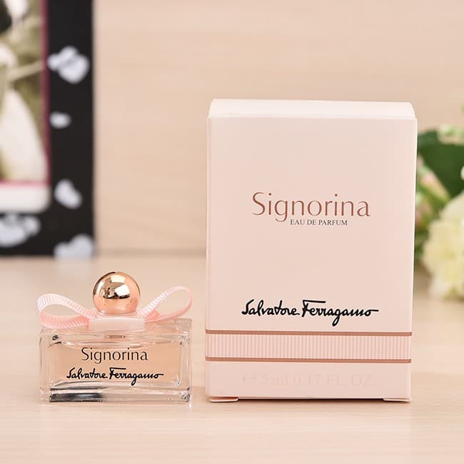 [HCM]Nước hoa Signorina Salvatore Ferragamo EDP mini - 5ml -  Phong cách Nữ tính tươi tắn gợi cảm.