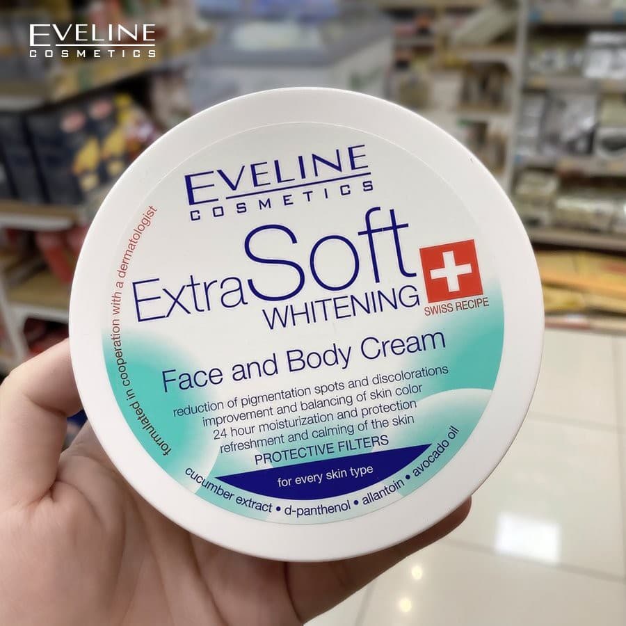 Kem dưỡng trắng da vùng mặt và toàn thân Extra Soft -200ml