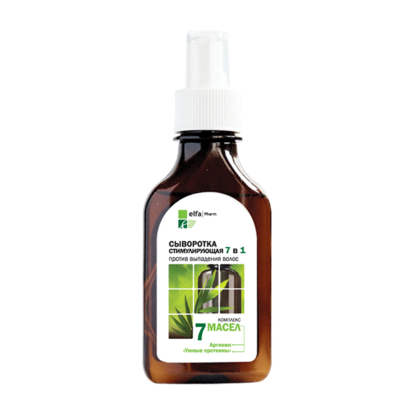 Serum kích thích mọc tóc Elfa Pharm 7in1 chiết xuất 7 loại tinh dầu thảo dược 100ml