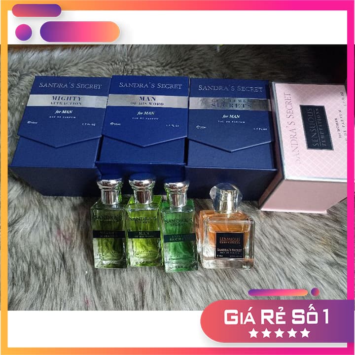 Nước Hoa Nam SANDRAS SECRET Mighty Attraction 50ml