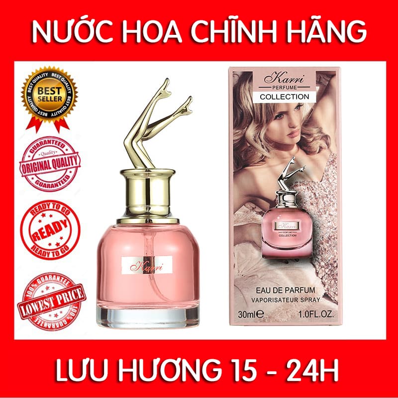 Nước hoa nữ/nước hoa nữ thơm lâu/dành cho học sinh/dịu nhẹ/cao cấp thơm lâu 24h Karri 30ml