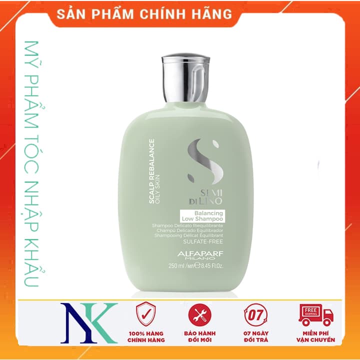 [HCM]Dầu Gội Alfaparf Rebalance Cân Bằng  Tóc Dầu 250Ml