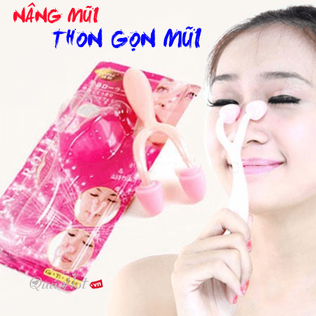 [HCM]Dụng Cụ Massage Nâng Mũi Tái Tạo Cánh Mũi Thon Gọn Phụ Kiện Làm Đẹp Thông Minh An Toàn - Dụng cụ trang điểm