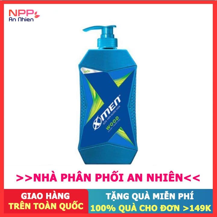 Sữa Tắm Nước hoa X-Men Wood 650g- NPP AN NHIÊN