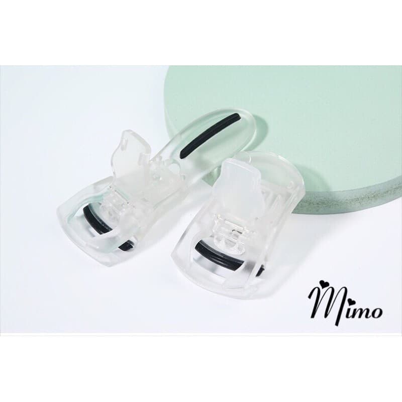 Kẹp bấm mi màu trong suốt nhựa cao cấp tiện dụng trang điểm chuyên nghiệp - mimomart hn