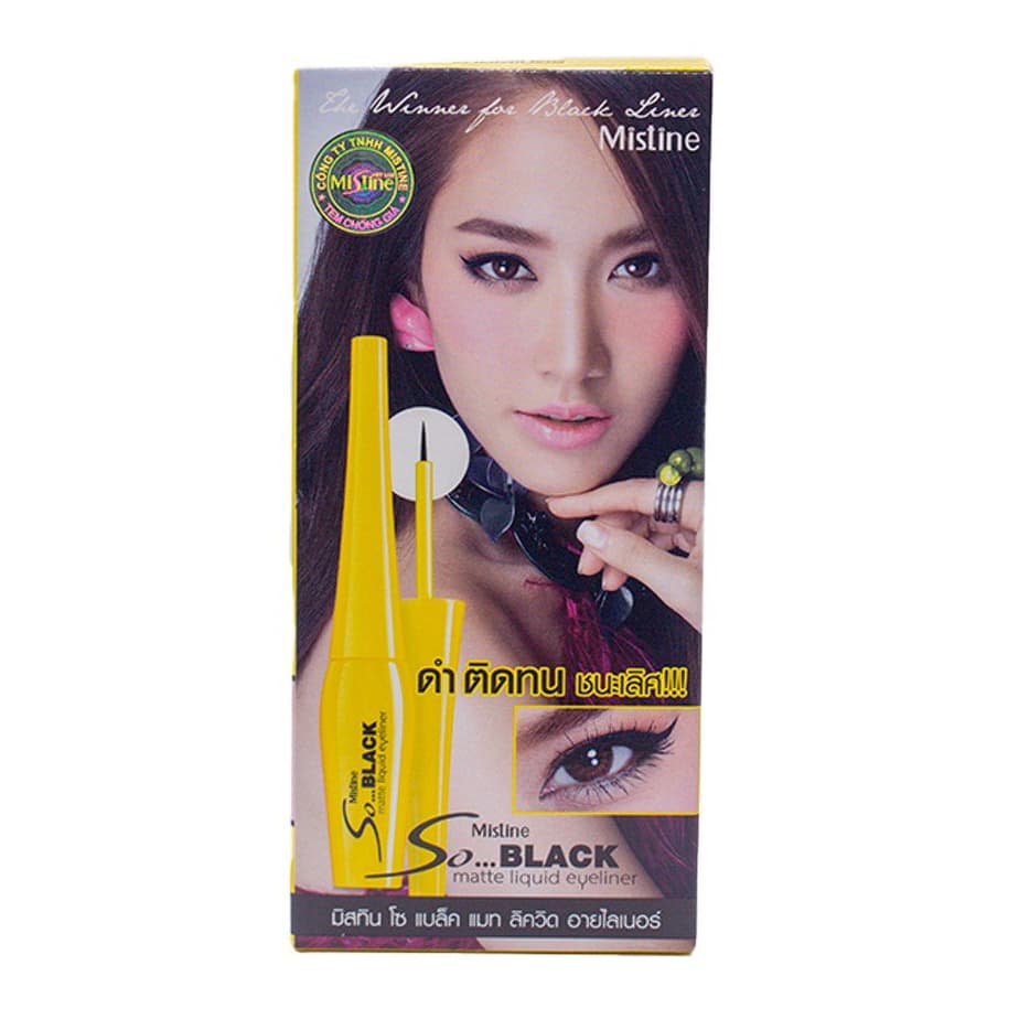 Kẻ mắt nước không lem Mistine So Black Liquid Eyeliner Thái Lan 4.5g