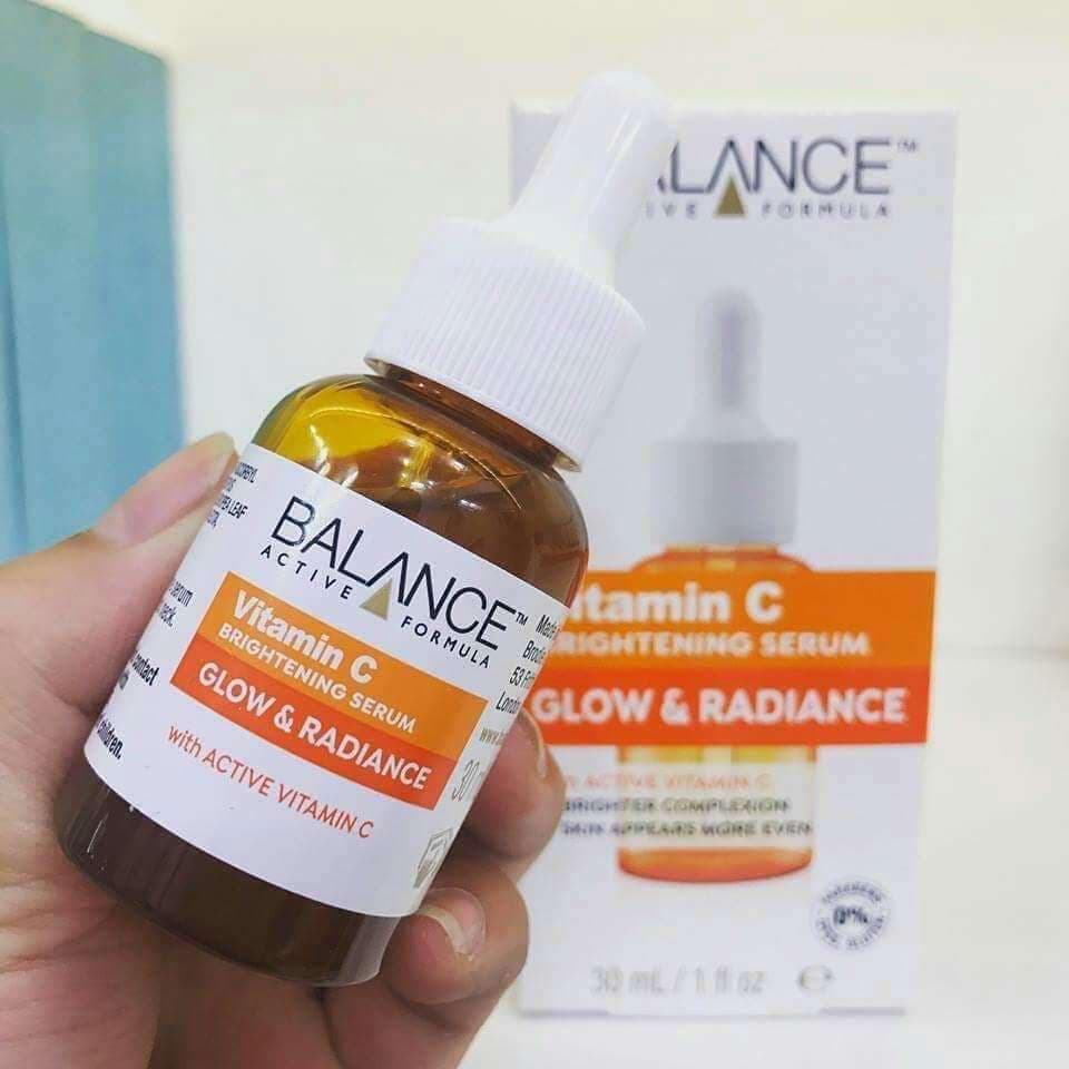 [HCM]Tinh Chất Balance Active Formula Vitamin C Sáng Da 30ml Vitamin C Brightening Serum Glow & Radiance