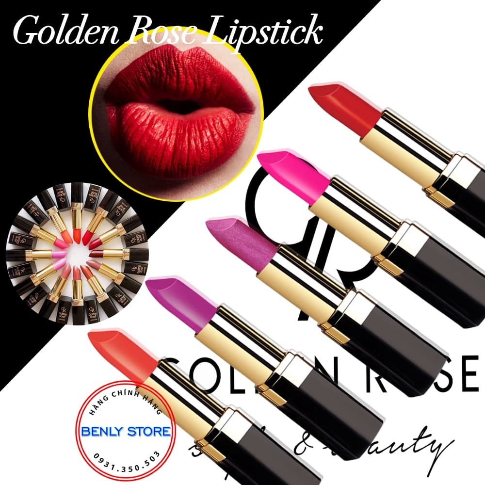 Son môi chính hãng golden rose lipstick