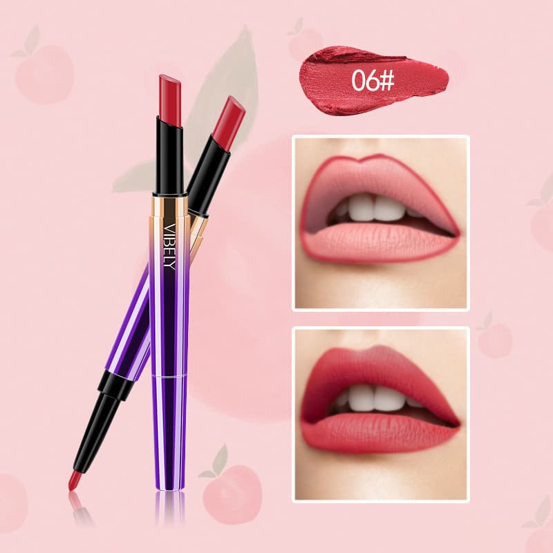 [HCM][Peachy Sis Shop] VIBELY Chuyên Nghiệp Đa-Chức Năng But Chì Viền Môi Bền Lâu Không Thấm Nước Lip Mỹ Phẩm Trang Điểm Đầy Màu Sắc Môi Lót