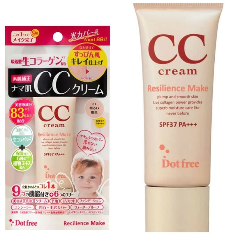 Kem nền đa năng Dotfree CC SPF37 PA+++ chứa Collagen tươi  - Japan (25g)