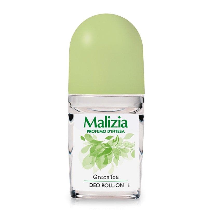Lăn khử mùi nước hoa tạo cảm giác khô thoáng Malizia trà xanh Cao cấp Italy 50ml