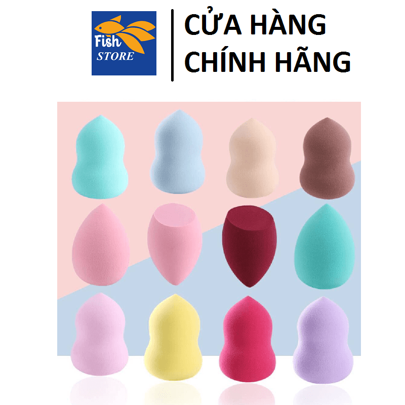 (Được Chọn Mẫu)(Có Quà Tặng) Mút tán kem nền  Mút tán phấn trang điểm mịn màng