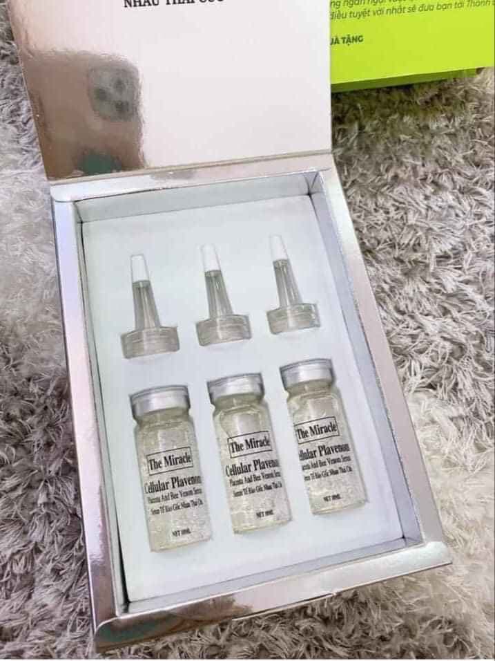 Set Serum tế bào gốc nhau thai cừu THE MIRACLE - MÚI XÙ Dưỡng trắng da 30ml