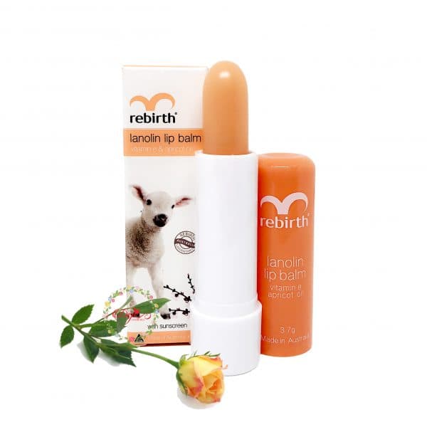 Son dưỡng môi Rebirth Nhau Thai Cừu 3.7g dưỡng hồng môi và chống nứt nẻ - HONGS BEAUTY