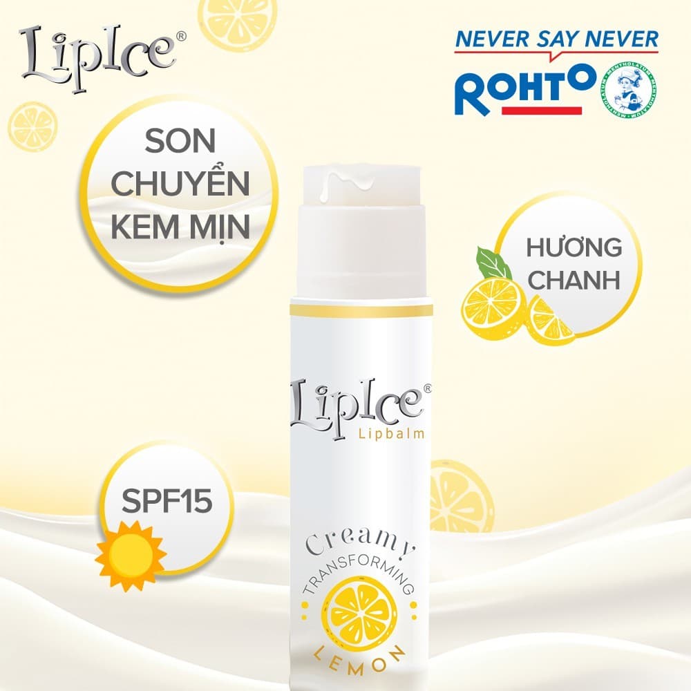 Son dưỡng môi hương trái cây LipIce cremy Số 1 Nhật Bản 4.3g