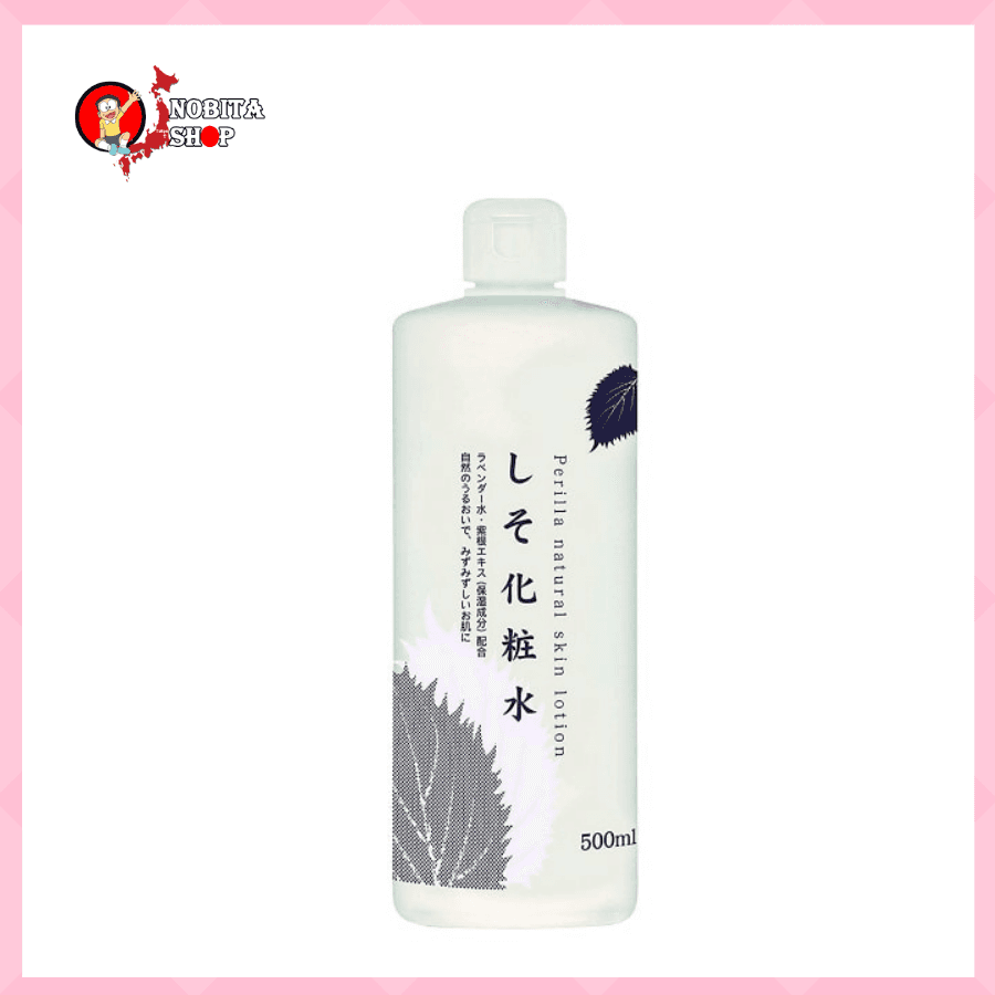 Nước hoa hồng lá tía tô Dokudami Perilla Natural 500ml Nhật Bản