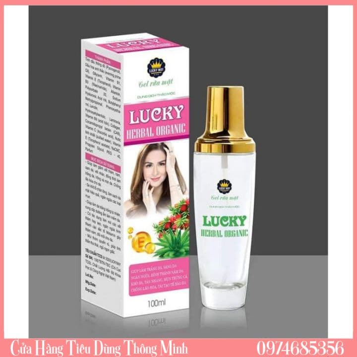 Sữa Rửa Mặt Lucky Way (chính hãng)100ml Giúp Da Trắng Sáng Sach Bụi Bẩn