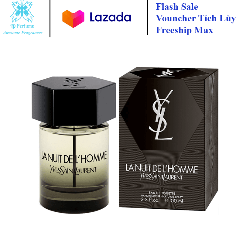 [Chính hãng]Fullsize Nước hoa nam - Yves Saint Laurent La Nuit de LHomme EDT