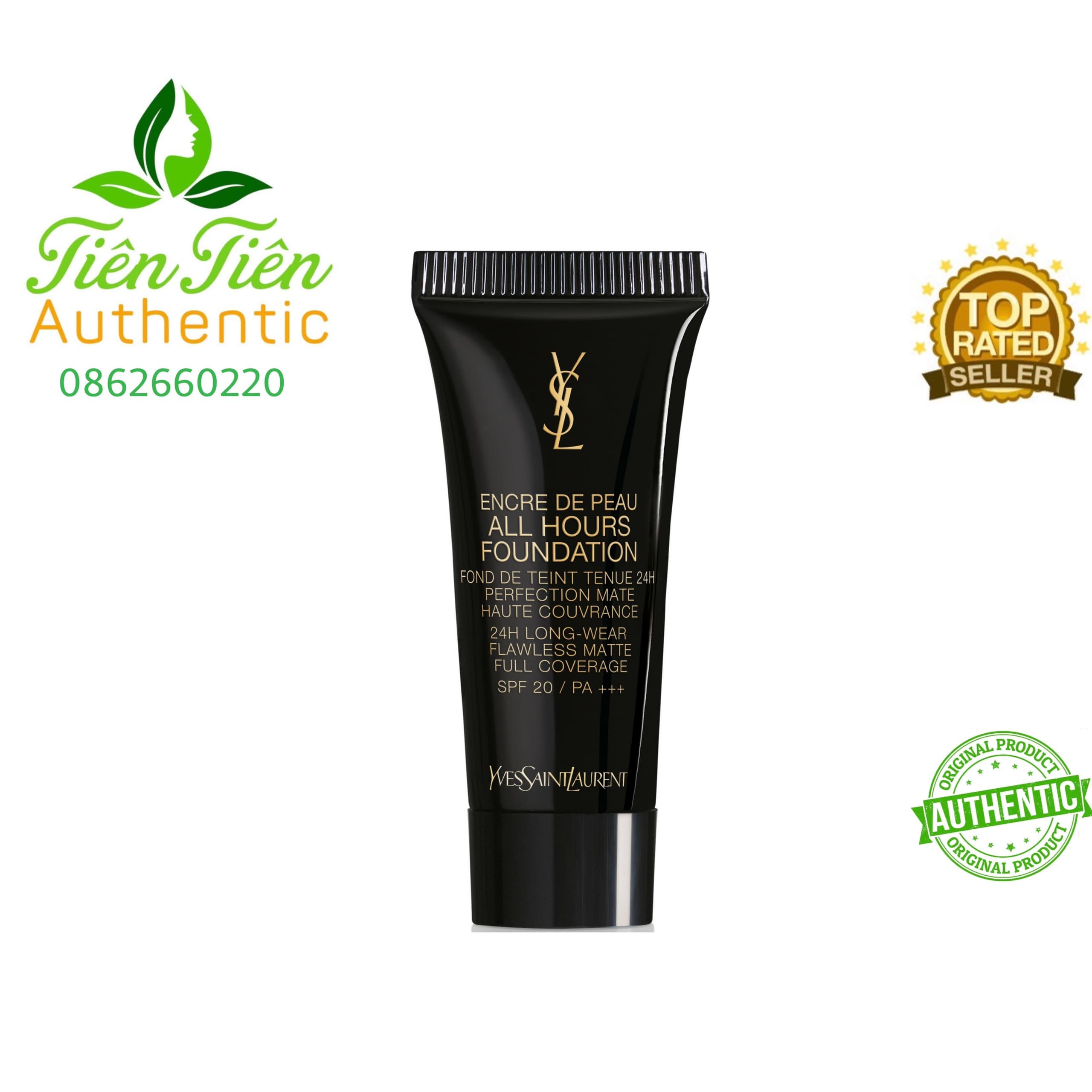 Kem nền YSL Encre de peau All Hours Foundation 5ml màu B20