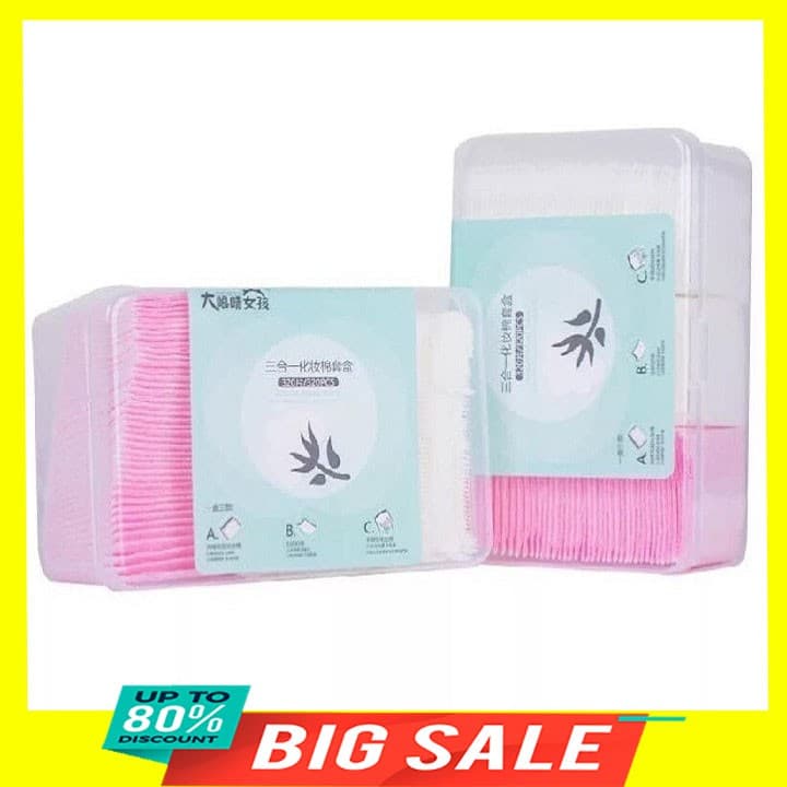 Hộp bông tẩy trang điểm 320 miếng chất lượng