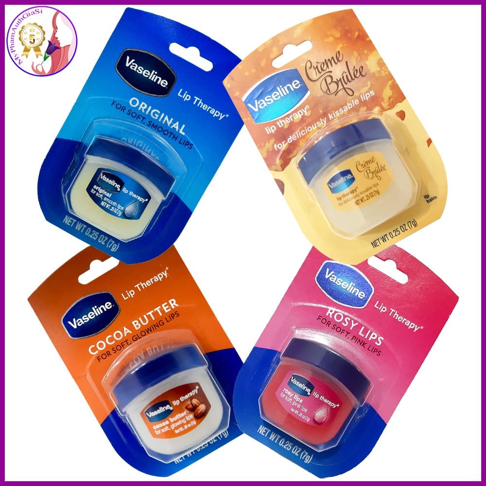 Son dưỡng môi vaseline hương original - rosy  7g usa