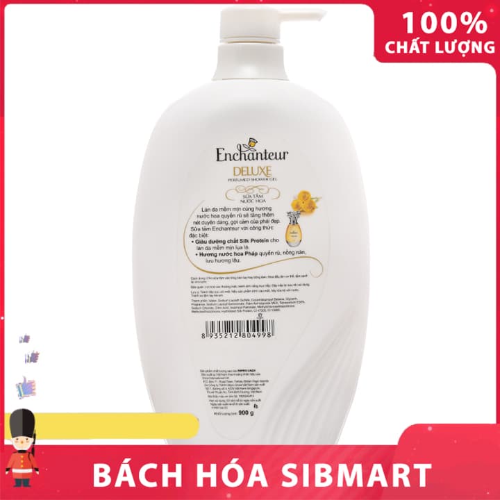 Sữa tắm nước hoa Enchanteur Deluxe Charming 900g - Bách Hóa SibMart - SA0111
