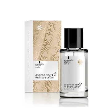 Golden Amber &amp Midnight Saffron eau de parfum - Aromapolis Olfactive Studio