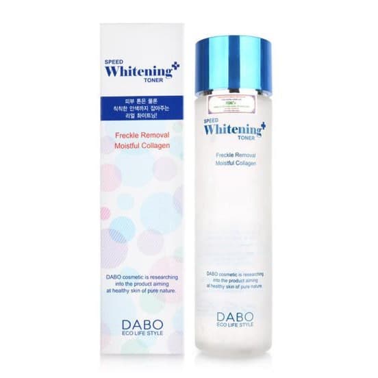 Nước hoa hồng Dabo Whitening trắng da se khít lỗ chân lông 150ml