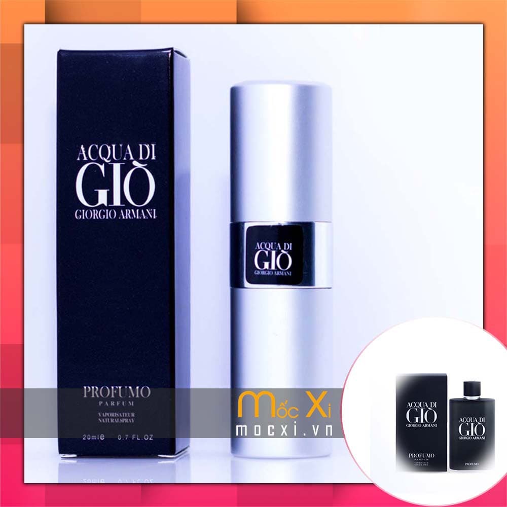 NƯỚC HOA Nam [HÀNG ĐẢM BẢO] ACQUADI GIÒ ĐEN 20ML