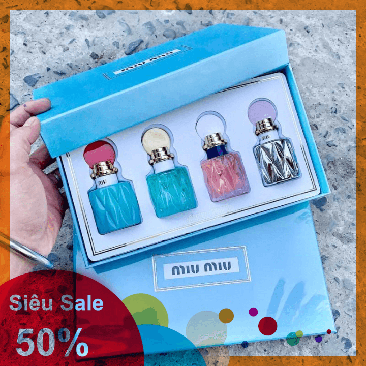 Set nước hoa nữ 4 chai 20ml Nước hoa nữ thơm lâu hương thơm đa dạng độc đáo