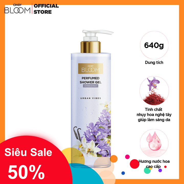 Sữa Tắm Nước Hoa Bloom Urban Vibes 640g - Tự Tin