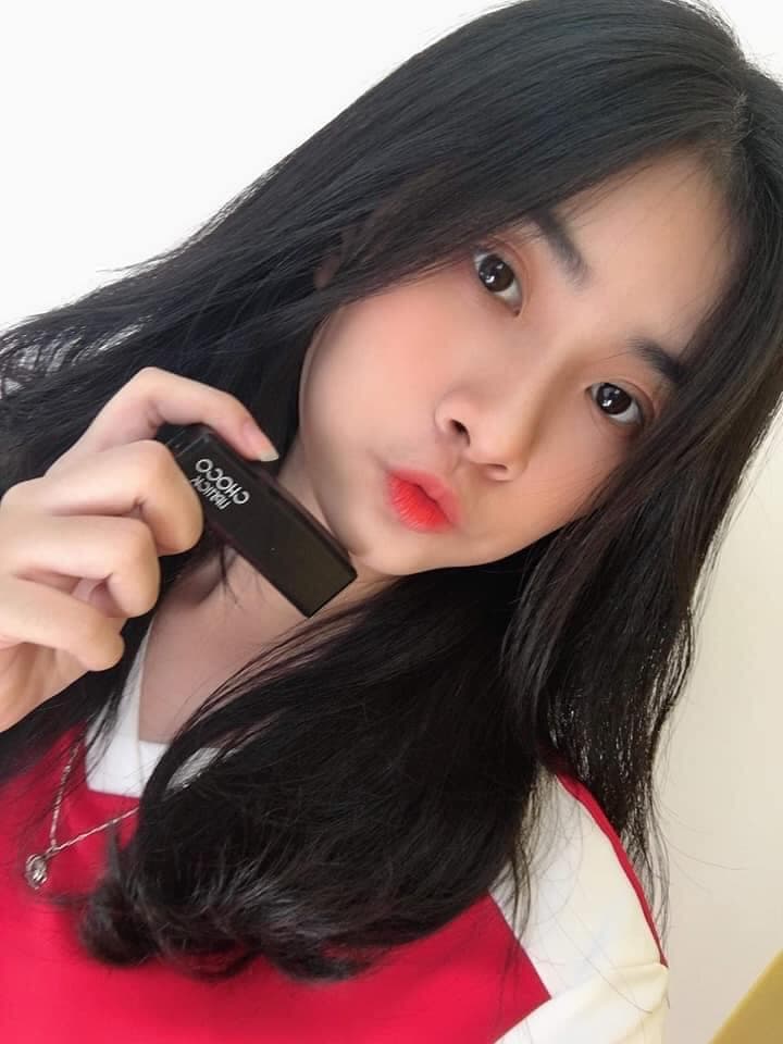 Son khử chì bền màu mềm môi lên màu cực chuẩn Choco lipstick socola đen nguyên chất