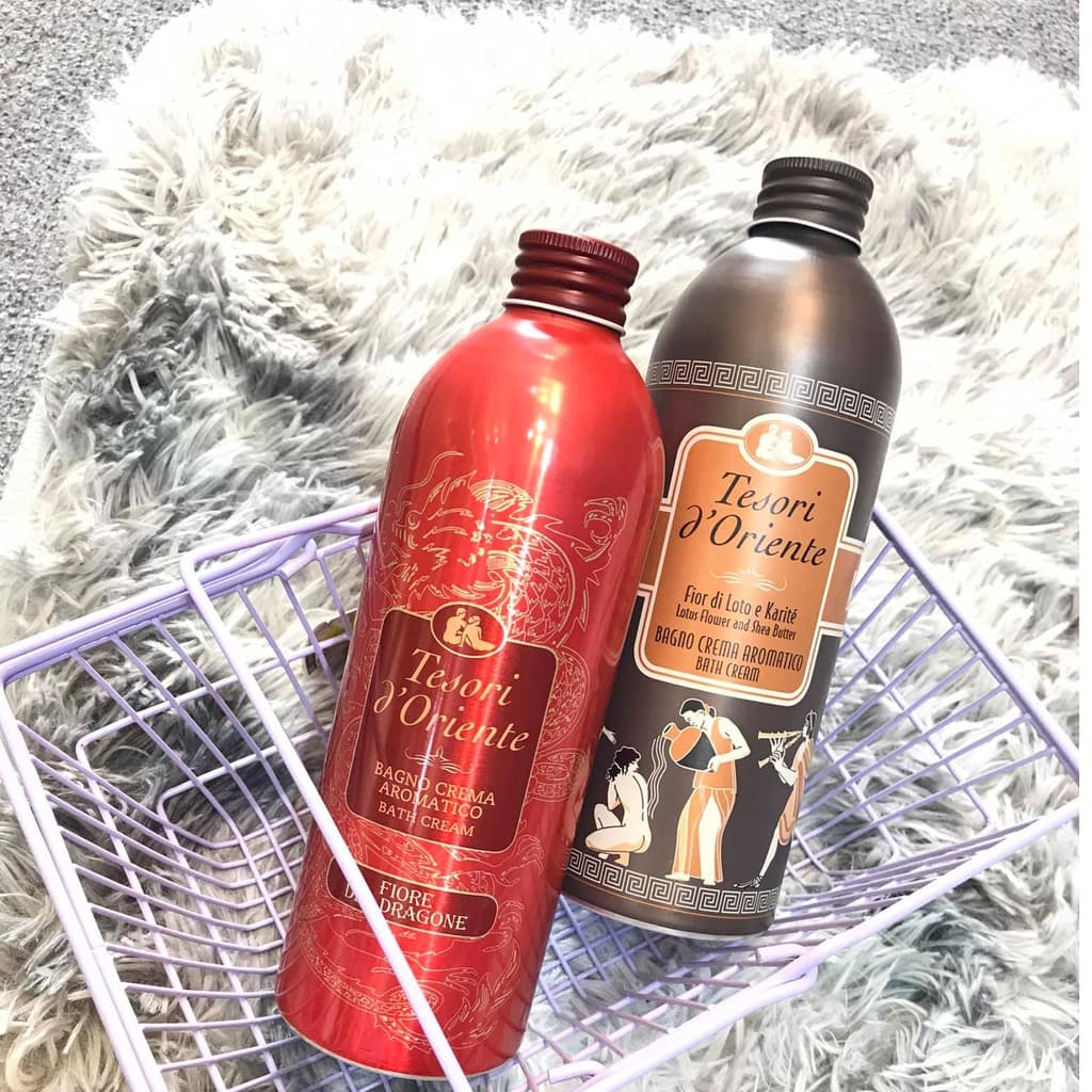 Sữa Tắm Trắng Da Thơm Lâu - Sữa Tắm Xích Hương Nước Hoa Hoa Sen Tesori D Oriente Chai 500ml + Tặng Vòi Làm Sạch Dưỡng Ẩm Làm Sáng Da Sau 1 Lần Sử Dụng