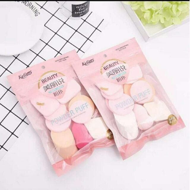 Bộ 13 Bông Mút Trang Điểm Keli Sponge Makeup