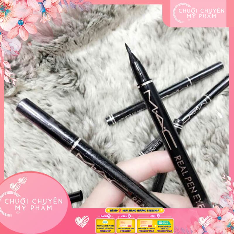 Bút Lông Kẻ Mắt MAC Không Trôi Chống Nước - MAC Real Pen Eyeliner