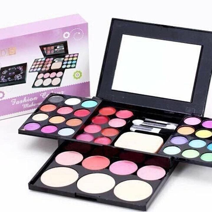 [HCM]Bộ trang điểm 5 in 1 Fashion Color Make Up Kit Ads Set trang điểm 5 in 1 thiết kế sang trọng kèm gương lớn tiện lợi