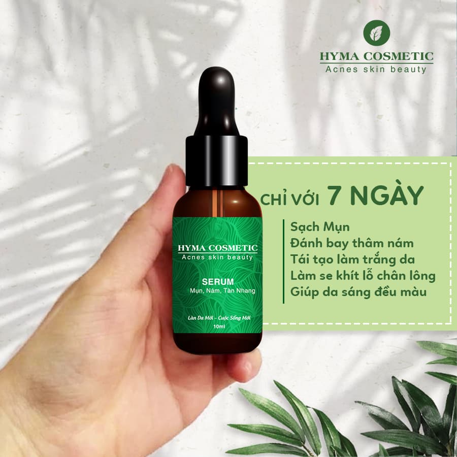 Serum ngừa mụn nám sẹo thâm rỗ tàn nhang XBeauty Hyma Acnes (30ml/10ml). Dòng kem trí ngừa mụn ngăn ngừa mụn thâm sẹo rỗ