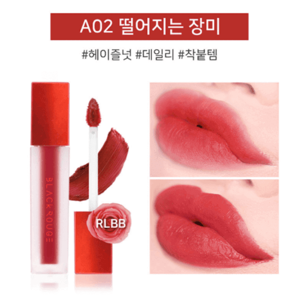 [Full 32 màu - Chính hãng bao check] SON KEM LÌ SIÊU MỊN BLACK ROUGE AIR FIT VELVET TINT VERSION 1-6 bền màu độ bám cao k gây hiện tượng khô môi lên màu chuẩn giữ màu lâu ver1- ver2-ver3-ver4-ver5-ver6 son blackrouge {có quà tặng} mnb